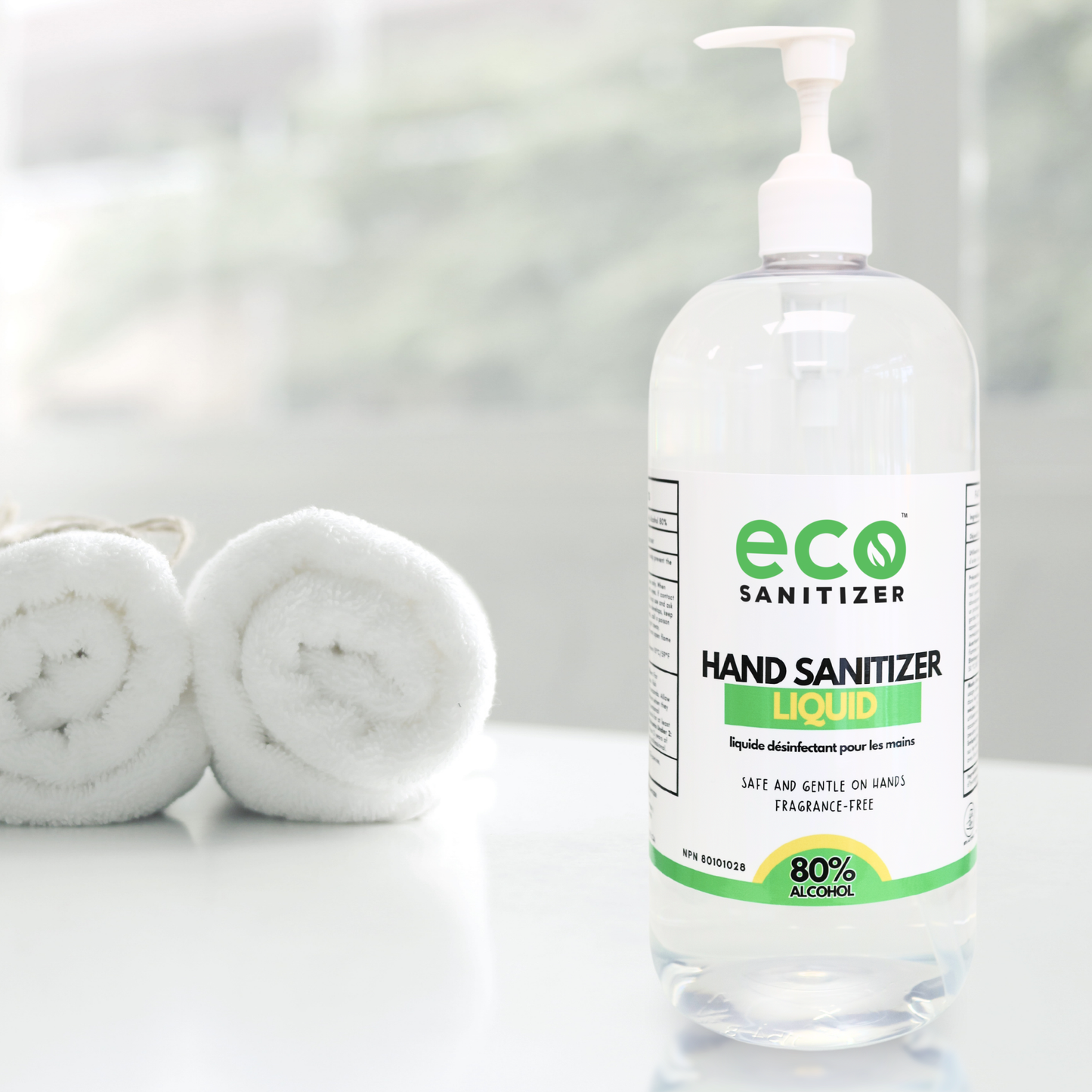 Bulk hand sanitizer liquid.