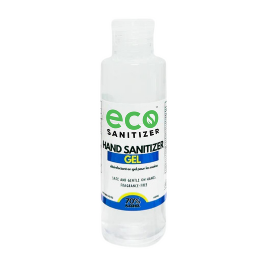 Canada wholesale mini hand sanitizer gel in a 60 mL bottle, perfect as a disinfectant and a travel hand sanitizer.
