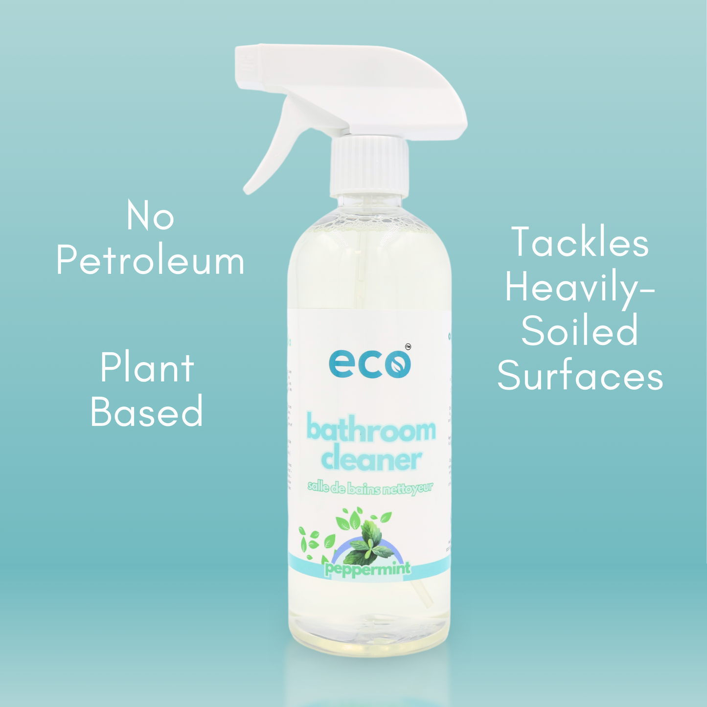 Eco Refillery's bulk bathroom cleaner is plant-based, has no petroleum, and tackles heavily-soiled surfaces effectively.