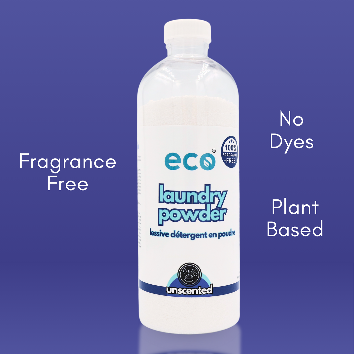 Eco Refillery's bulk laundry powder is fragrance-free, has no dyes, and is plant-based.