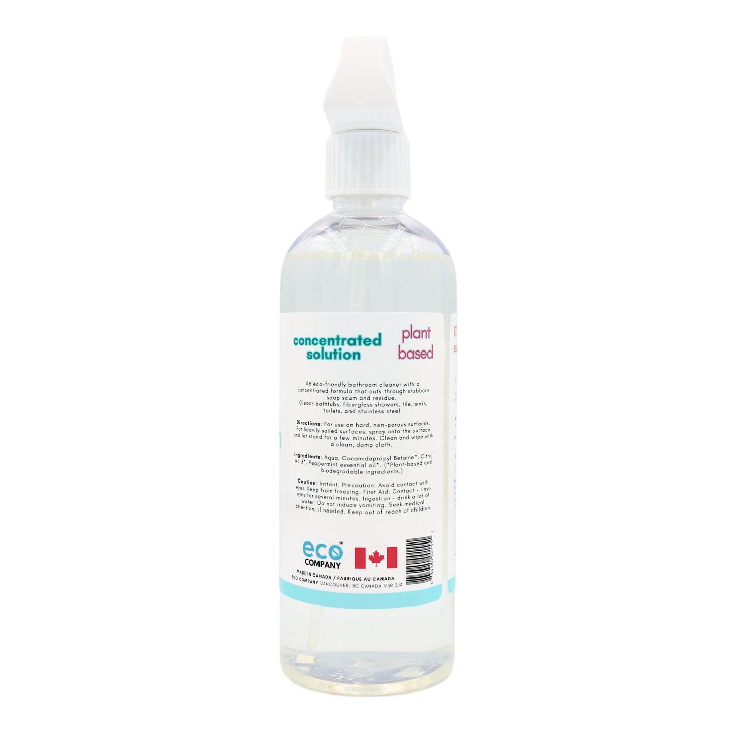 Eco Refillery's bulk bathroom cleaner has plant-based ingredients.
