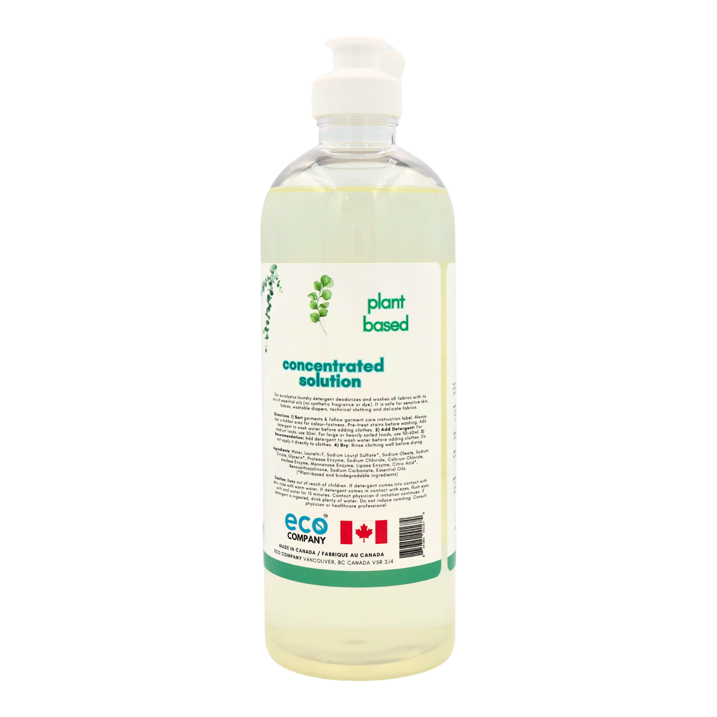Eco Refillery's bulk laundry soap has plant-based ingredients.