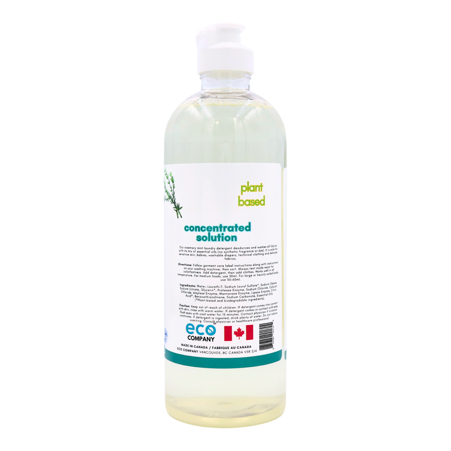 Eco Refillery's bulk laundry soap has plant-based ingredients.