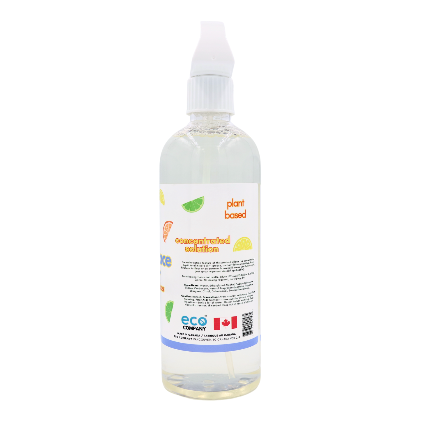 Eco Refillery's bulk multi-surface cleaner has plant-based ingredients.