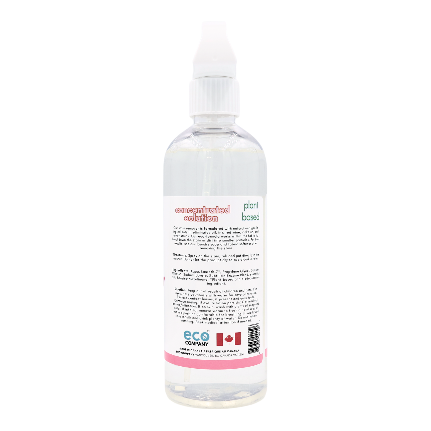 Eco Refillery's bulk stain remover has plant-based ingredients.