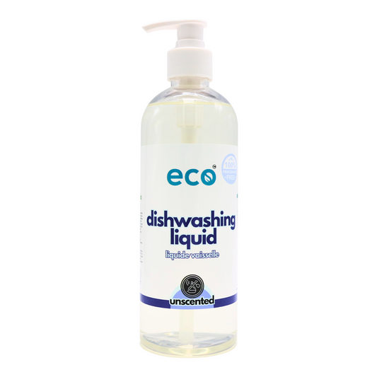 Eco Refillery's dish soap in a refillable 500mL bottle.
