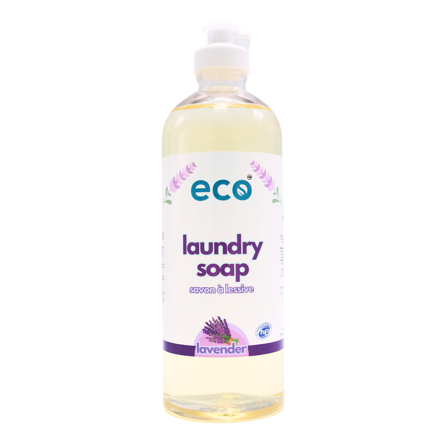 Eco Refillery's laundry soap in a refillable 500mL bottle.