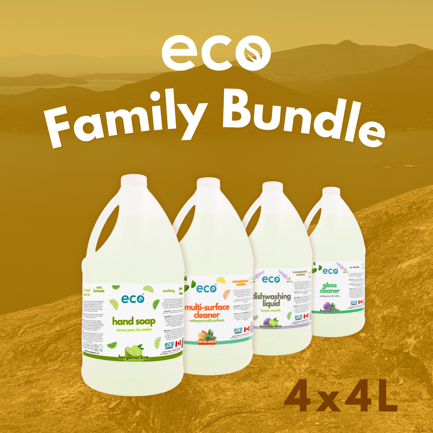 Eco Family Bundle (4 X 4L)