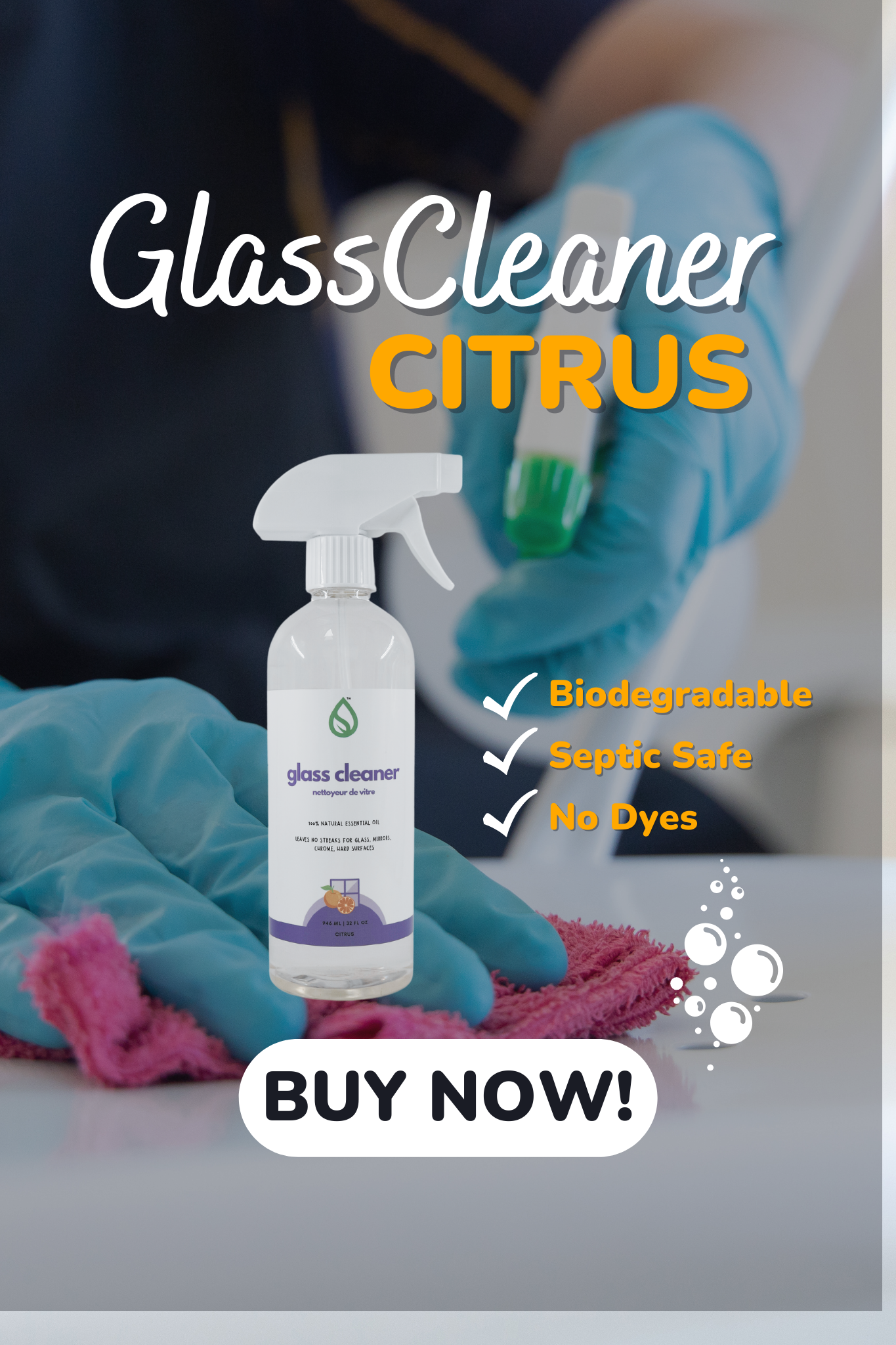 Glass Cleaner (Citrus)
