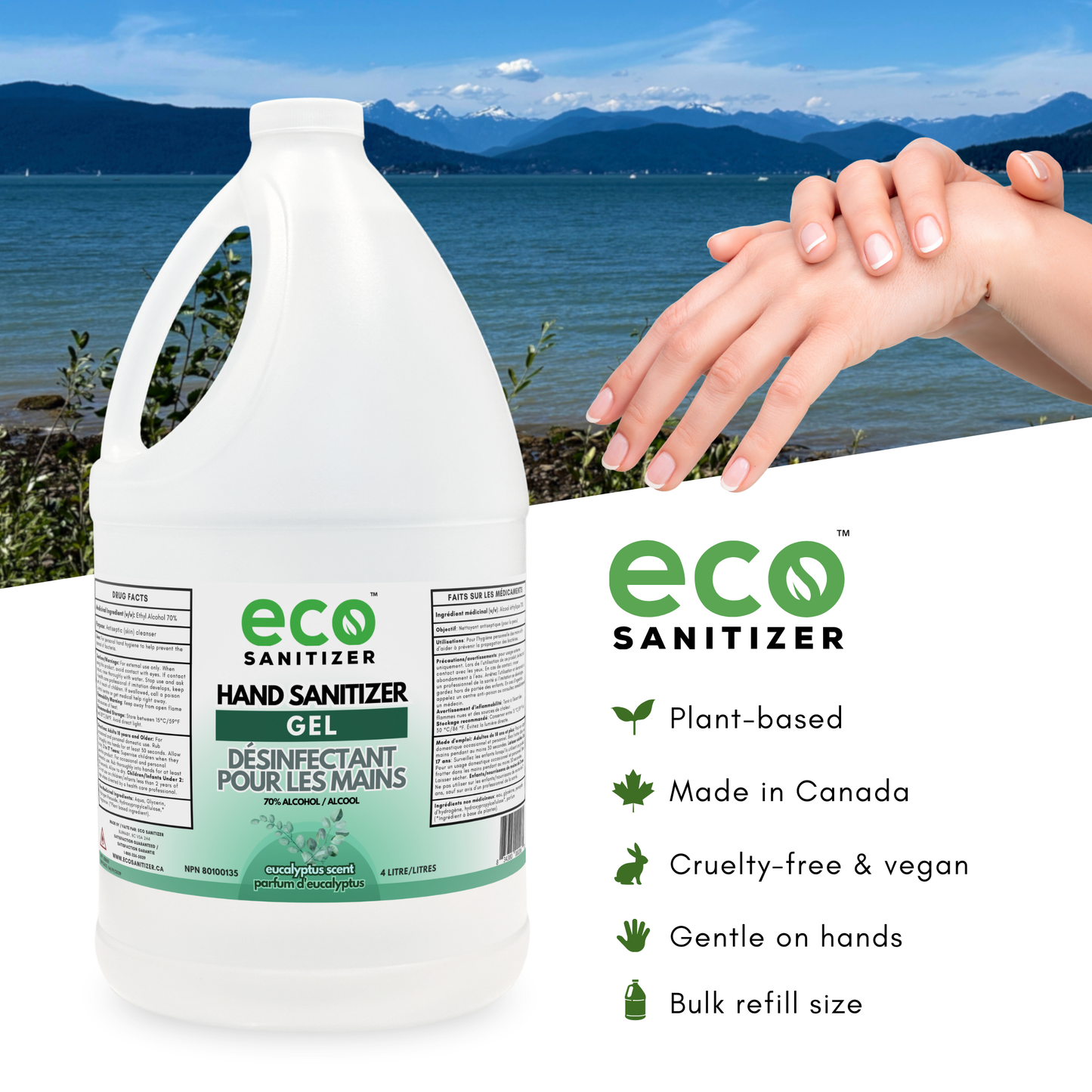 Hand Sanitizer Gel - Eucalyptus