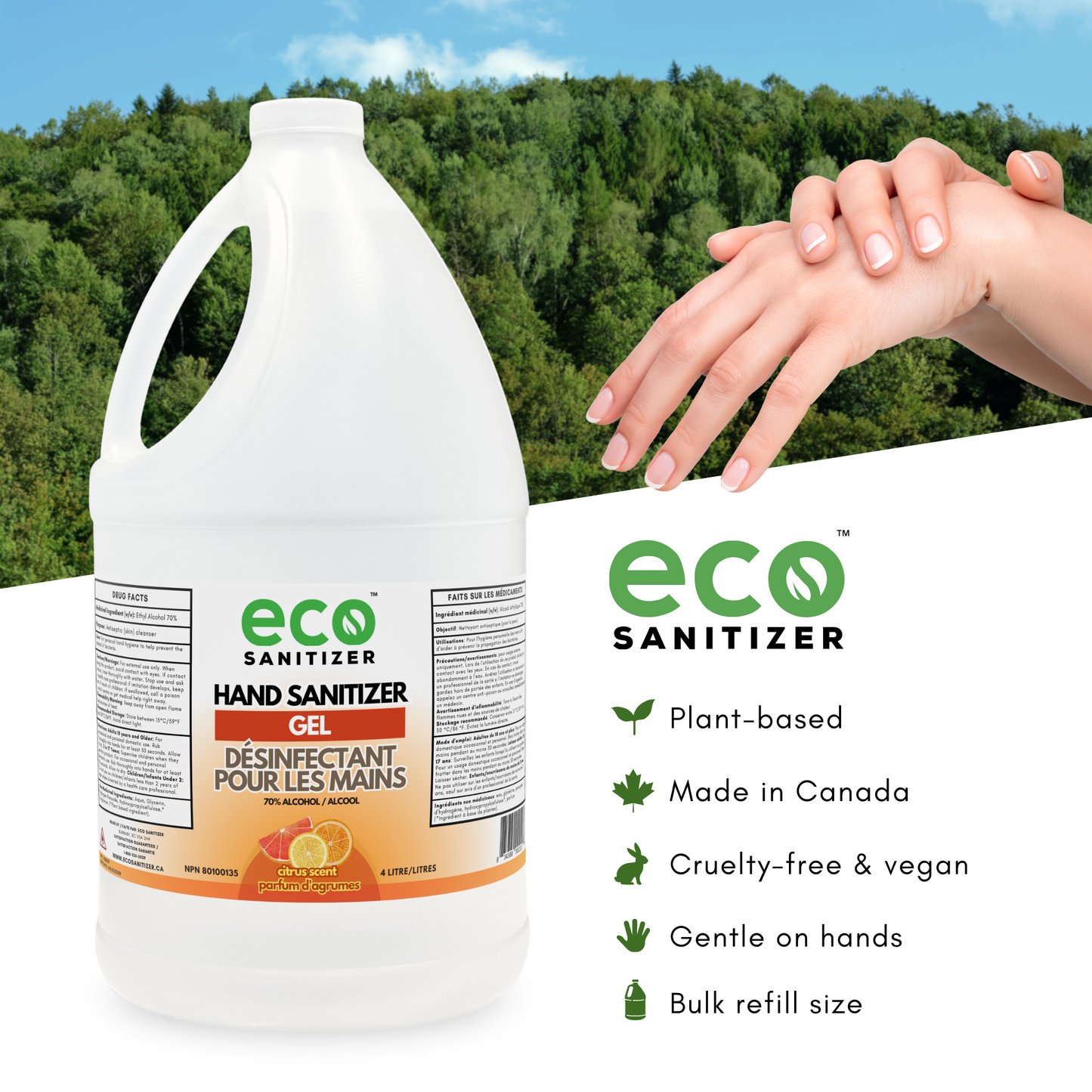 Hand Sanitizer Gel - Citrus
