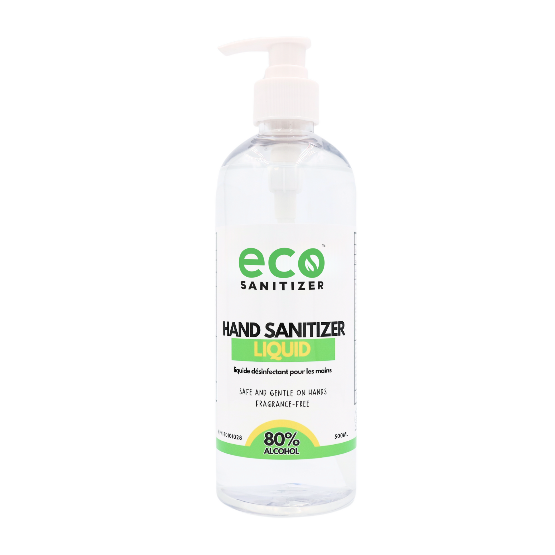 Canada wholesale bulk hand sanitizer gel in a 500mL bottle, suitable as a sanitizer spray.