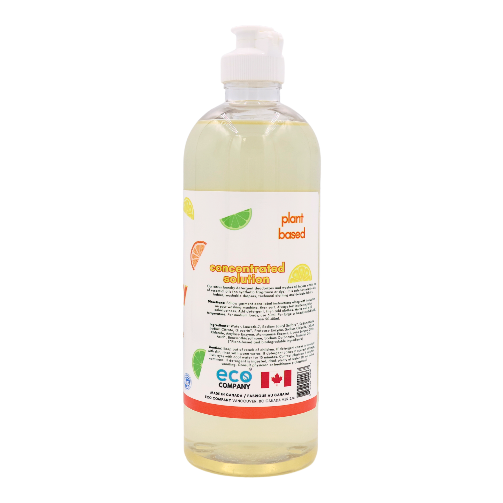 Eco Refillery's bulk laundry soap has plant-based ingredients.