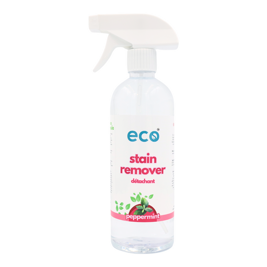 Eco Refilery's stain remover in a refillable 500mL bottle.