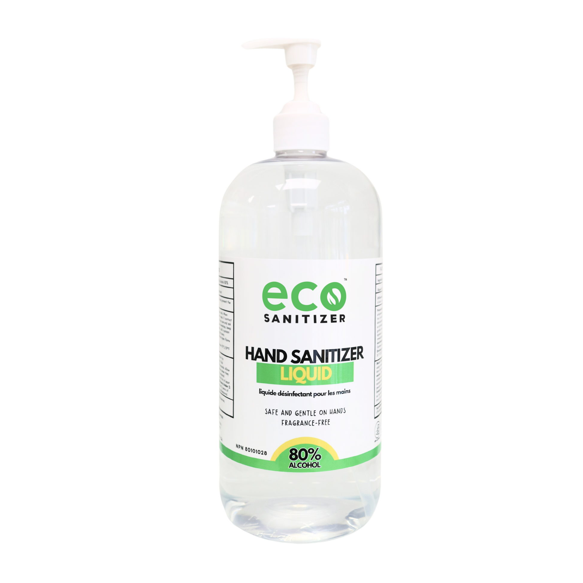 Canada wholesale bulk hand sanitizer liquid in a 946 mL bottle, perfect for hand sanitizer refills and as a sanitizer spray. 