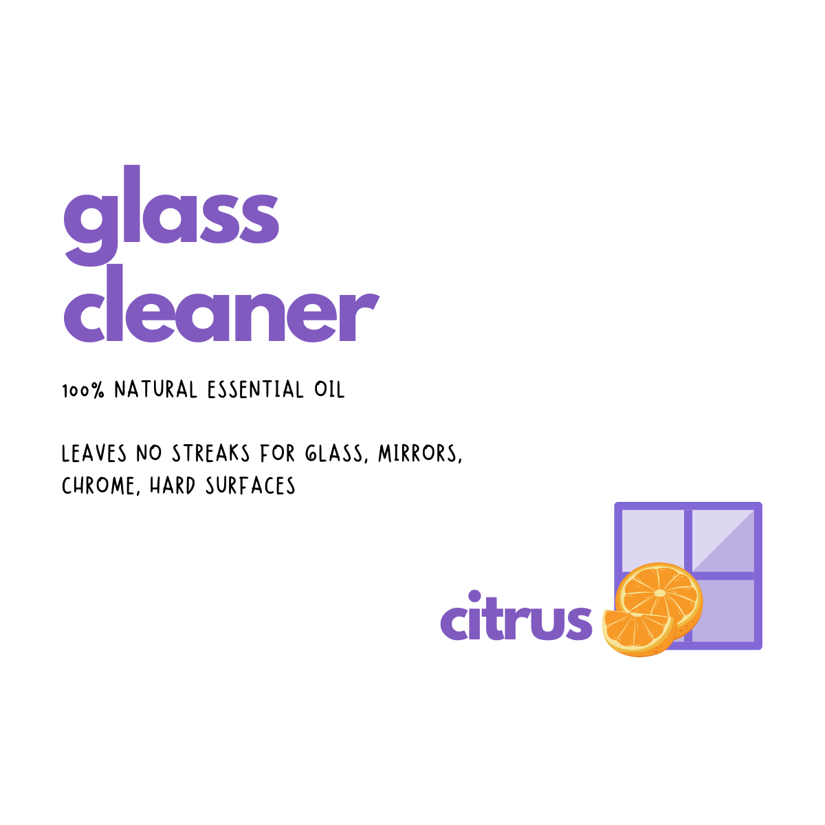 Glass Cleaner (Citrus)